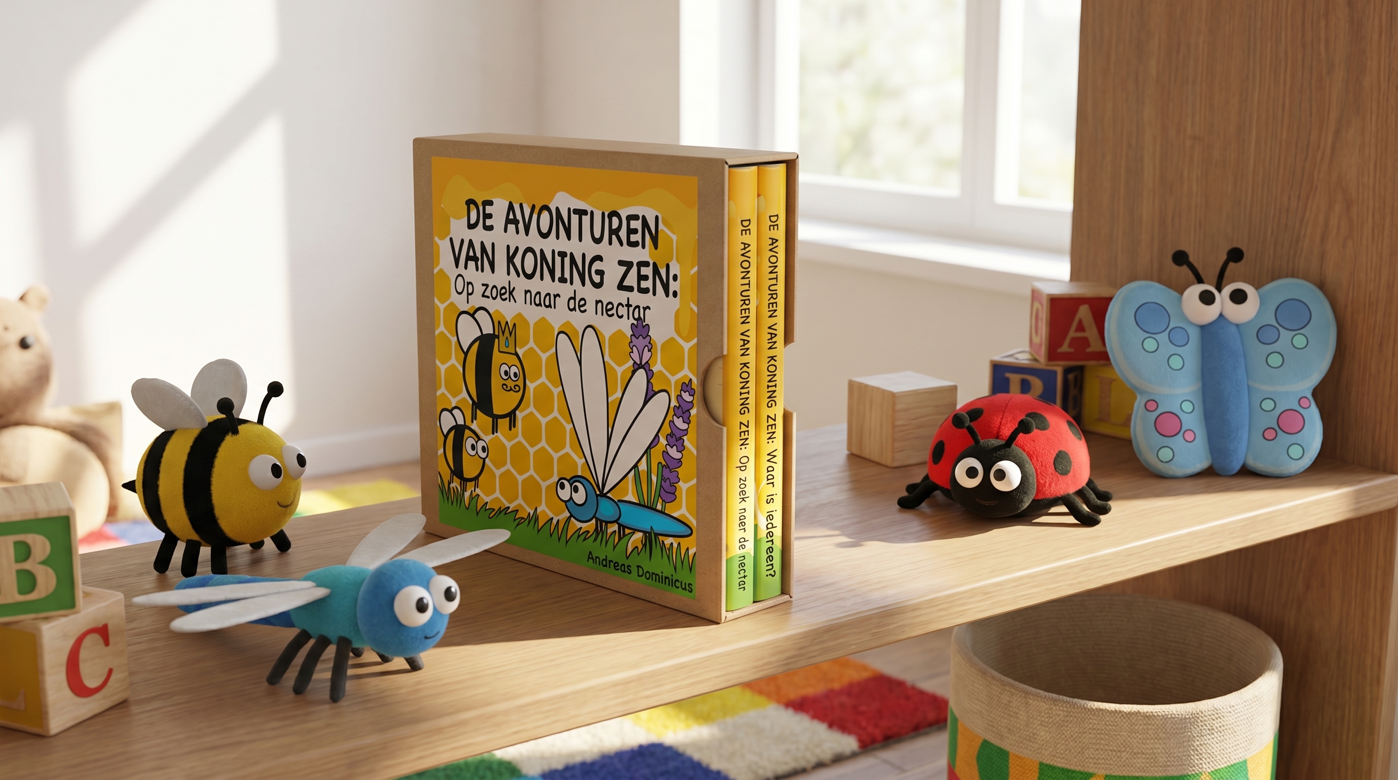 Koning Zen boek, leerzaam kinderboek over natuur, bijen en samenwerken